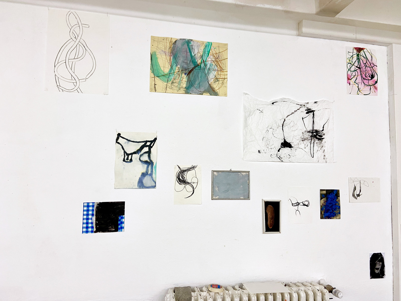 Arbeitem von Barbara Weiß (Raumansicht)