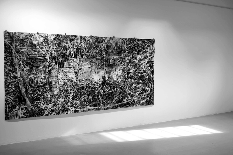 Arbeit von Theora Krummel (Ausstellungsansicht)